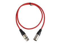 XLR Male to XLR Female Patch Lead 3 Pin Balanced Choice of Length & Colour